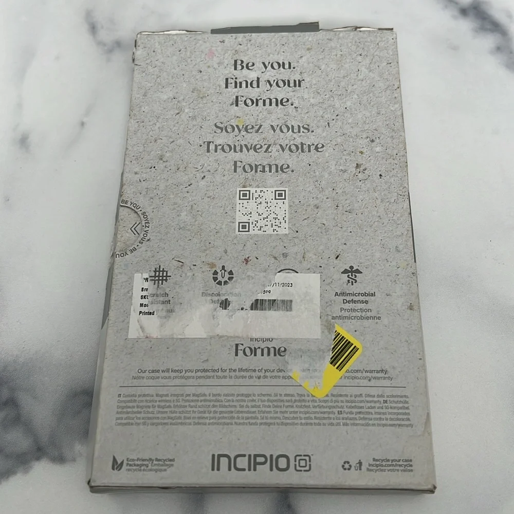 Incipio Forme Protective MagSafe Case, iPhone 6.7” Pro (Open Box) - Floral Agate
